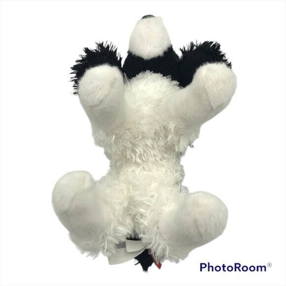 NWOT RARE Douglas Cuddle Toys Hazel Parti Cocker Spaniel Black White Dog Plush - Picture 7 of 8